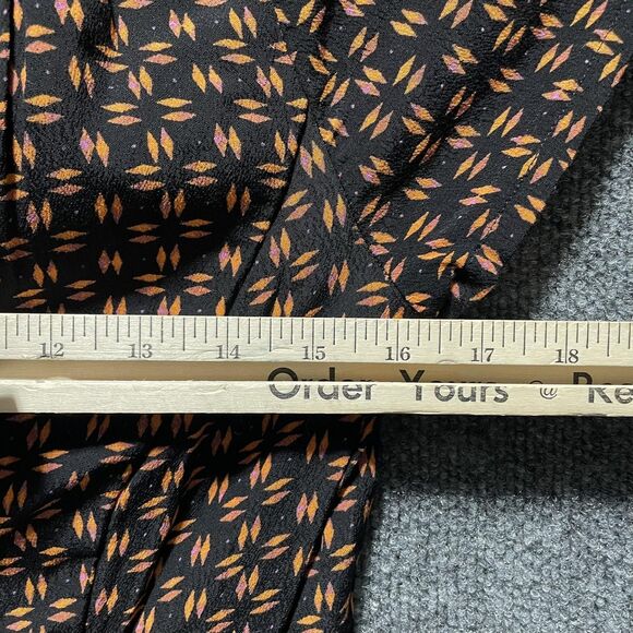 Silence + Noise Shirt Womens Small Geometric Button Front Fitted Top - Picture 5 of 7